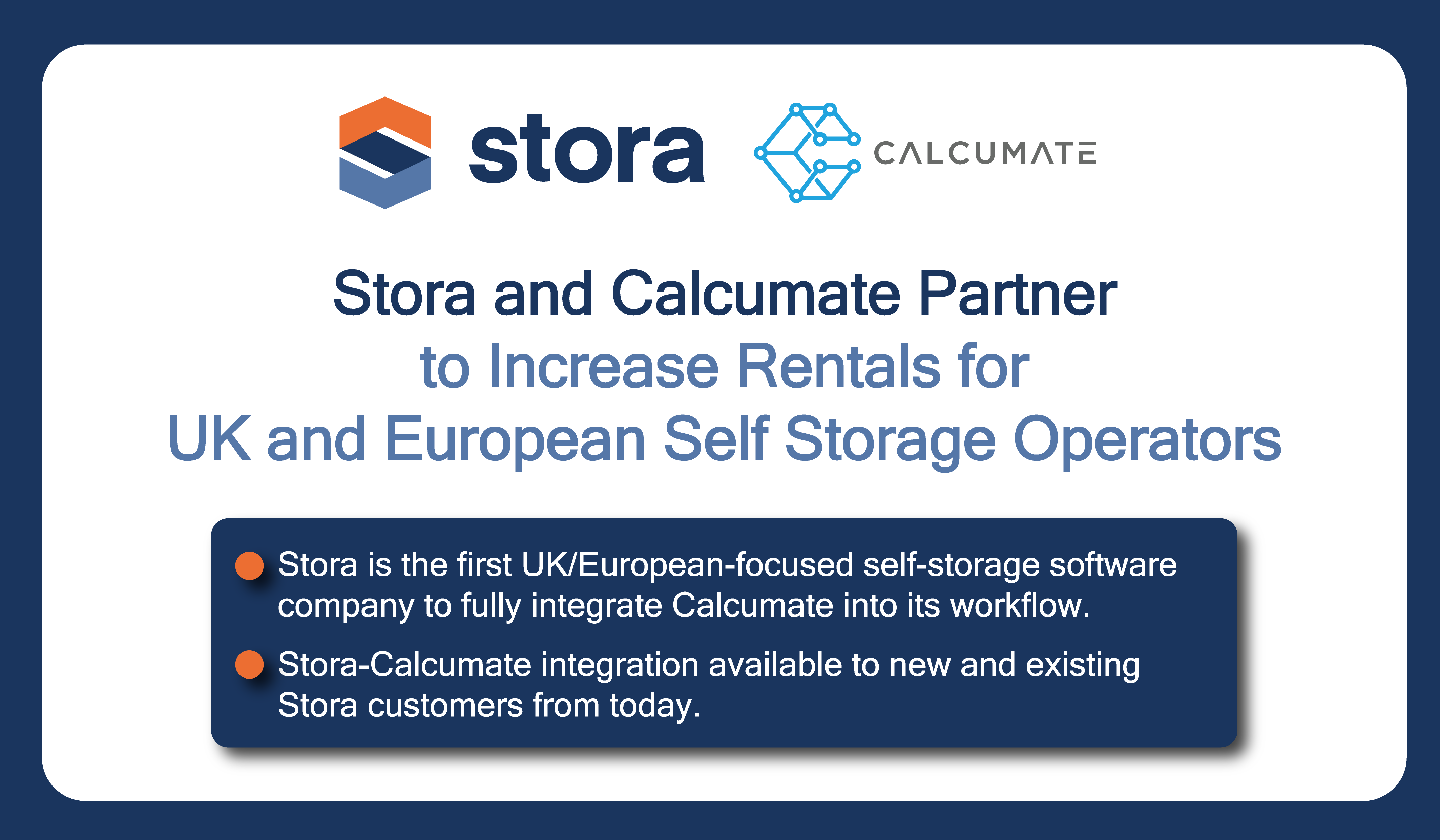 2 - Stora Calcumate announcement overview