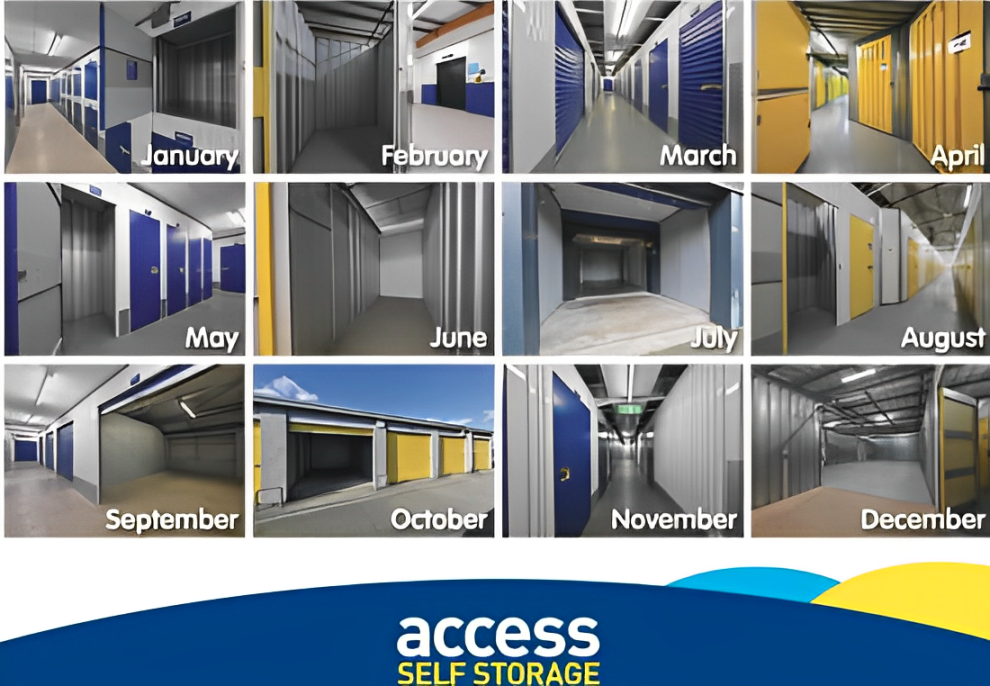 Access Storage Unit Calendar