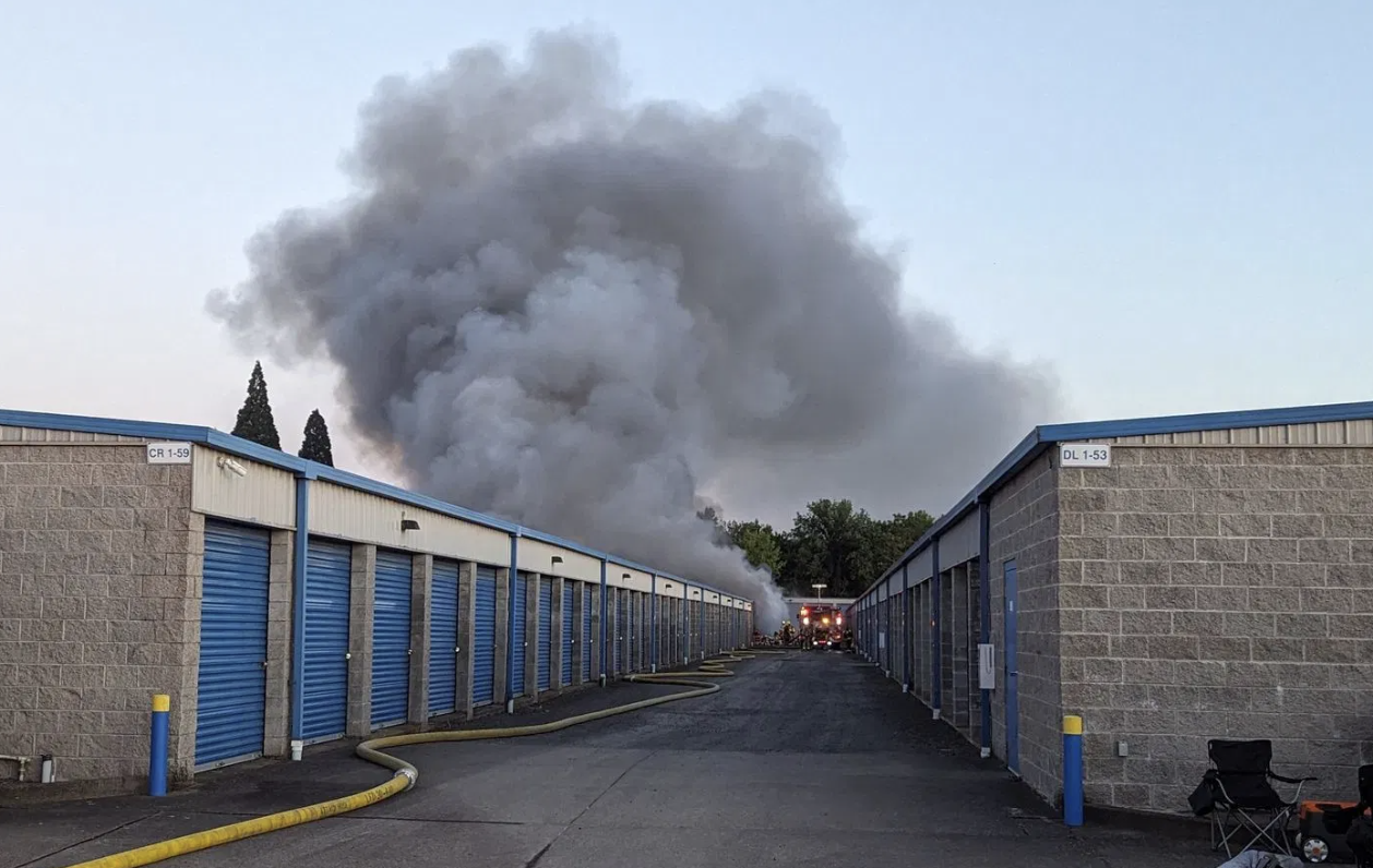 Storage Depot Fire