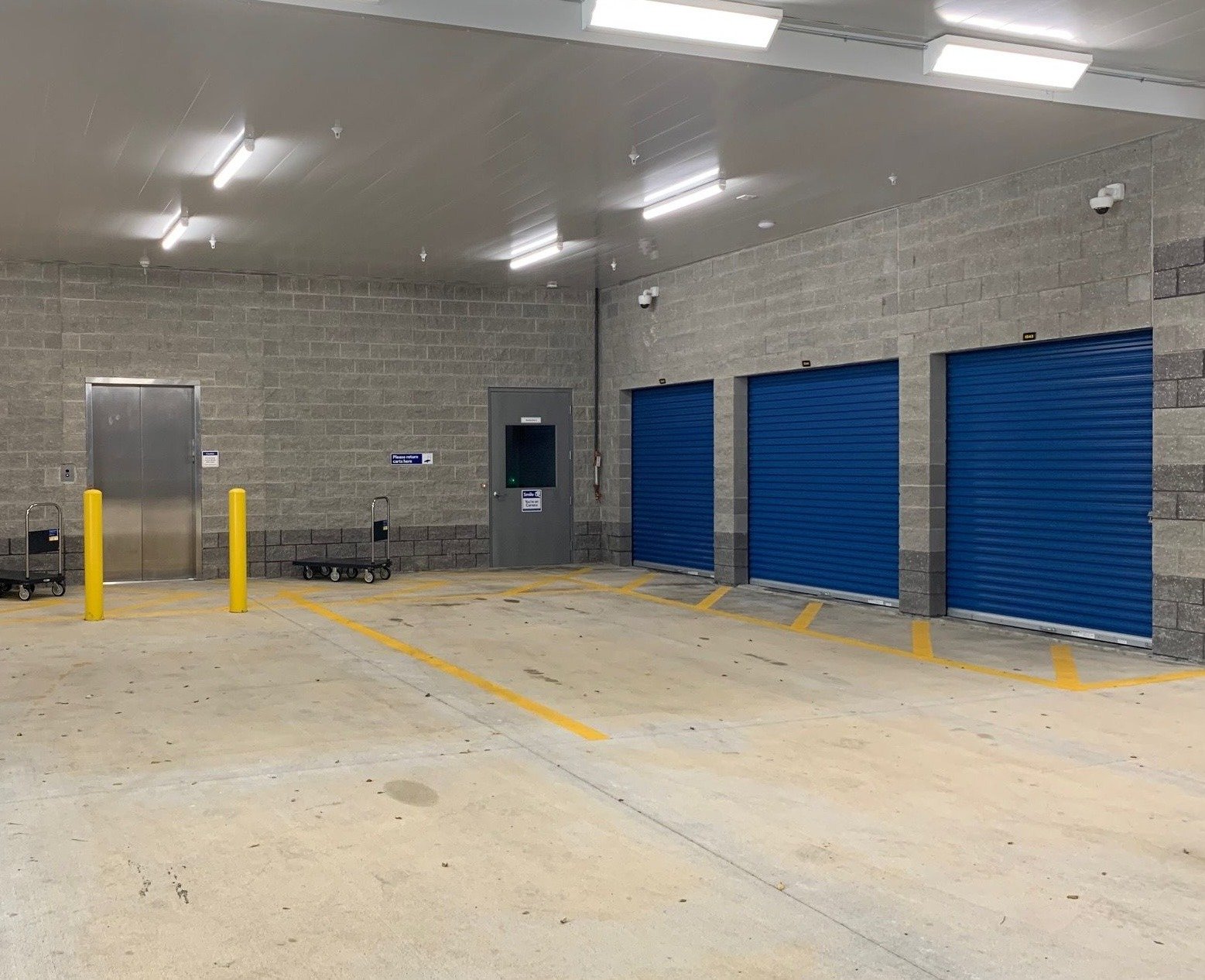 self storage loading bays