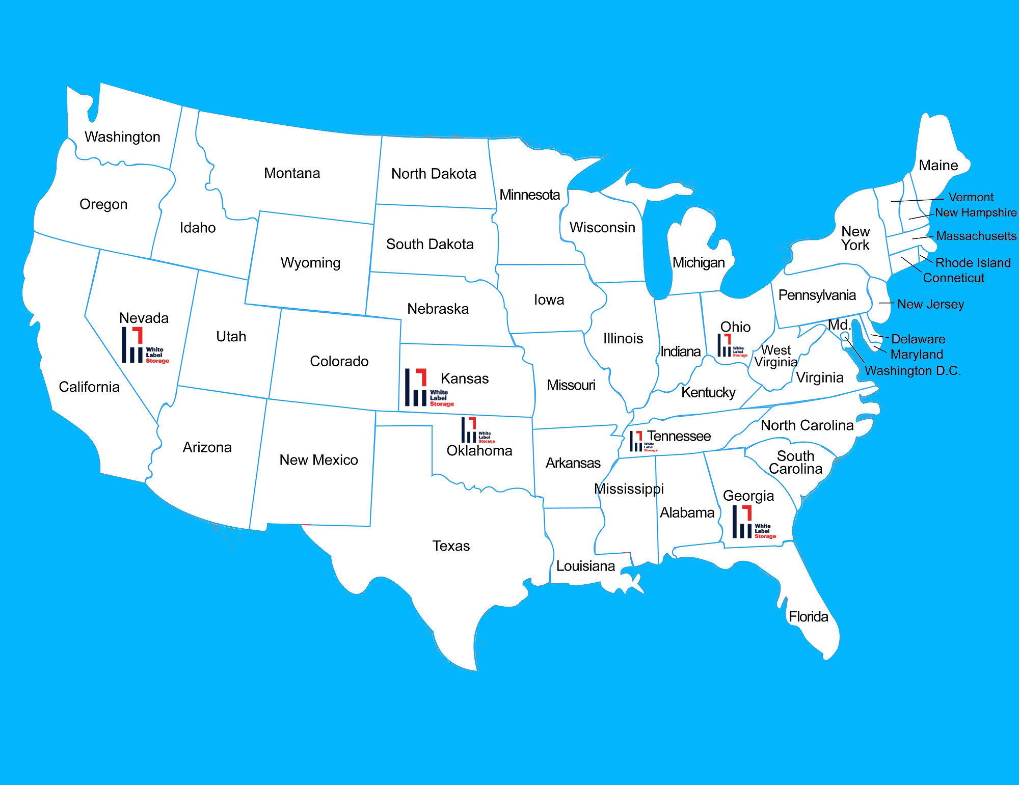 White Label Storage Locations